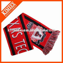 wholesale custom acrylic stretch knit scarf